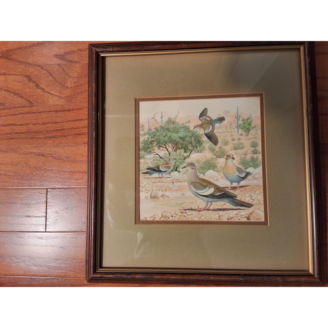 Mid 20th Century Louis A. Fuertes (School Of) - 3 Watercolor Paintings For Sale - Image 4 of 4