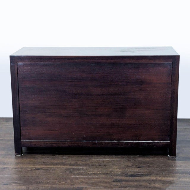 Environment Furniture Santomer Modern Rustic Wood 6-Drawer Dresser With Patchwork Front, Attributed For Sale In San Francisco - Image 6 of 11