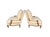 Wood Pair of Vintage Hickory Chair Louis XV Bergère Armchairs – French Provincial Upholstered Accent Chair With Carved Wood Frame For Sale - Image 7 of 16