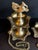 Early 21st Century Vintage Pair of Hanging Two Tiered Brass Peacock Diyas For Sale - Image 5 of 12