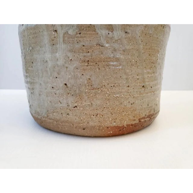 Beige Large French Anthropomorphic Vase in Sandstone, 1960s For Sale - Image 8 of 10