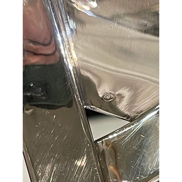 Metal Mid 20th Century Fratelli Cacchione Sterling Silver Center Piece Bowl For Sale - Image 7 of 12