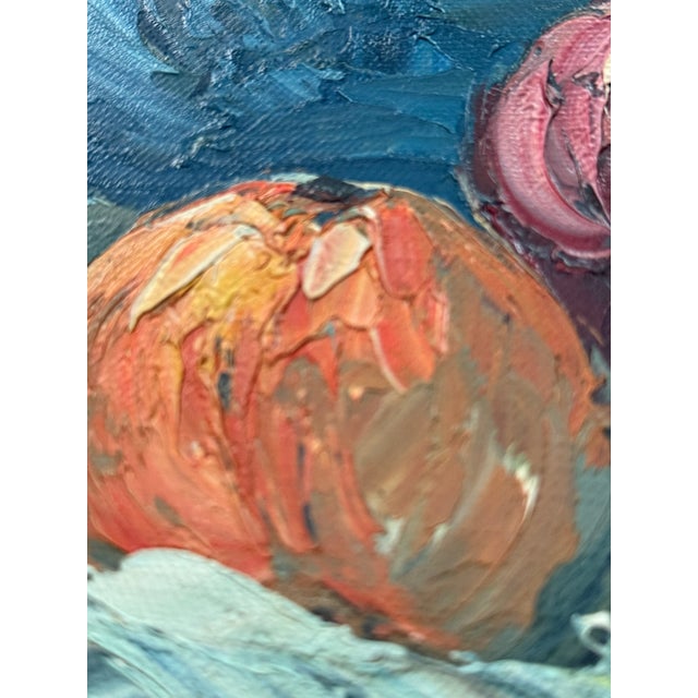Mid-Century European Impasto Still Life on Canvas by Dutch Artist William Stam For Sale - Image 16 of 16