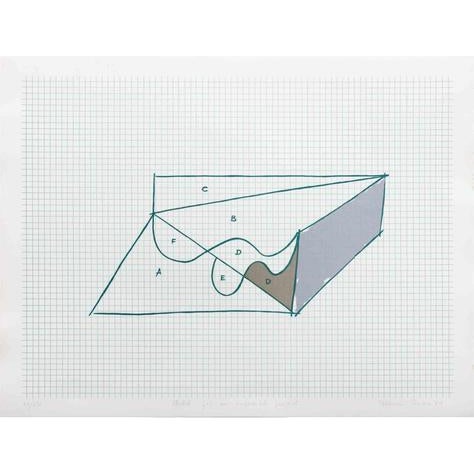 Lithograph realized by Costantino Persiani in 1971. Limited Edition of 120. Excellent condition. This piece is attributed...