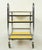 Yellow 1950s Mid Century Modern Rolling Bar Cart For Sale - Image 8 of 9