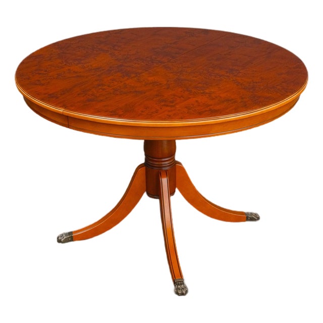 English Style Dining Table in Beech For Sale