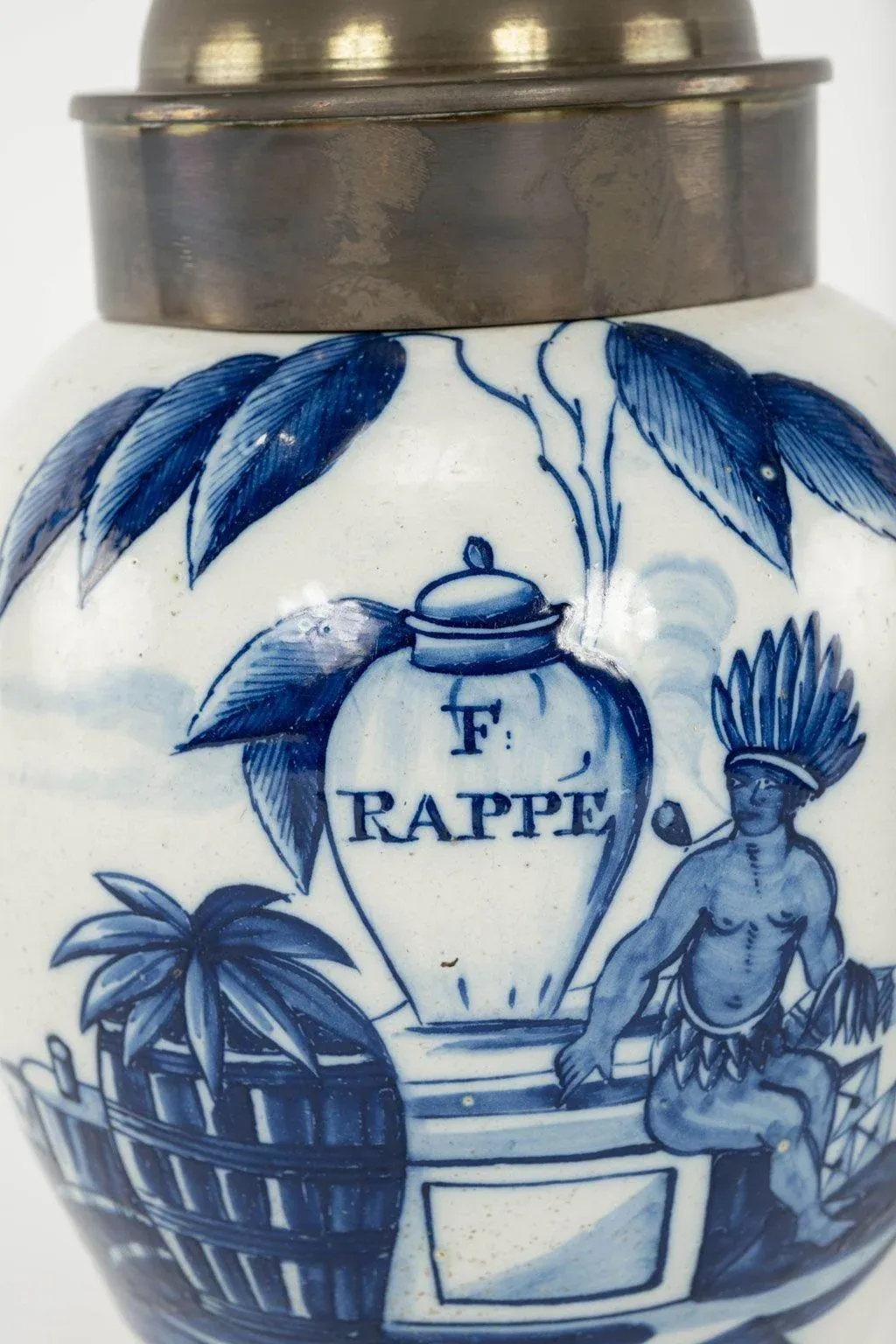 delft tobacco jar history Delft Blue and White 