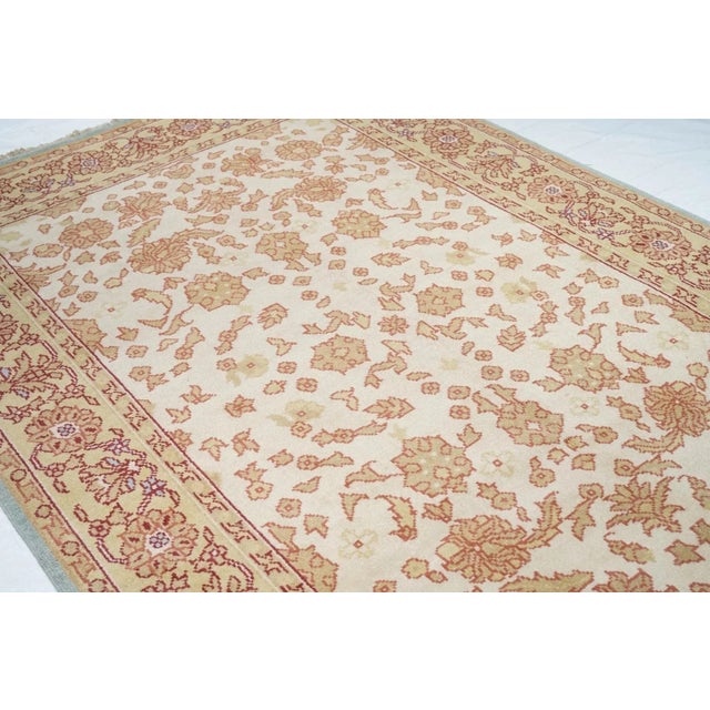 Early 21st Century Oushak Rug 6' X 9' For Sale - Image 5 of 11