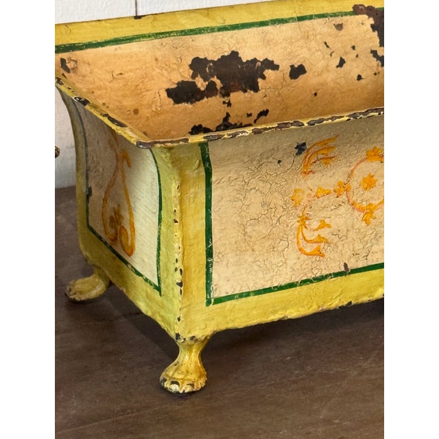 Pair of 19th Century French Tole Cachepots For Sale - Image 9 of 9