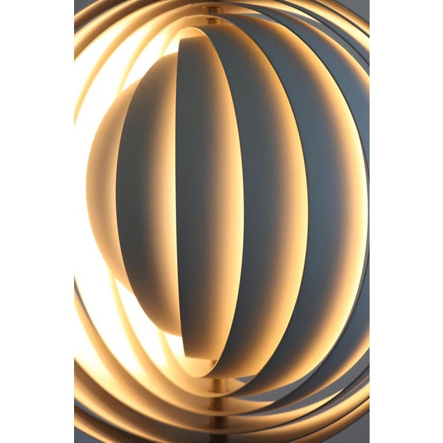 White Moon Lamp by Verner Panton for Louis Poulsen, Denmark, 1970s For Sale - Image 8 of 9