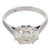 Art Deco 1930s Art Deco Gia 2.37 Carat Diamond 18k White Gold Engagement Ring, Size 8.75 For Sale - Image 3 of 6