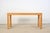 This Milo Baughman styled Henredon console table features a clean, modern silhouette with softly rounded legs and a...