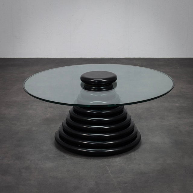 Postmodern Italian Postmodern Sculptural Coffee Table, 1980s For Sale - Image 3 of 7