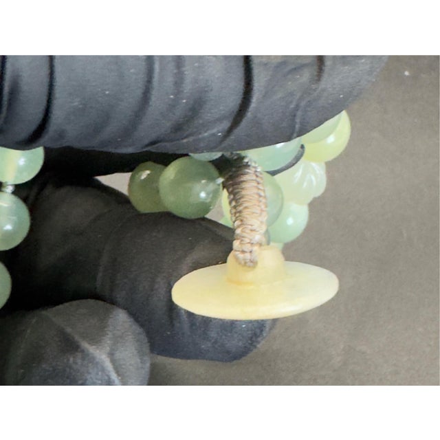 1970s Chinese Export Jadeite Moth Pendant Multi Strand Beaded Necklace For Sale - Image 15 of 17