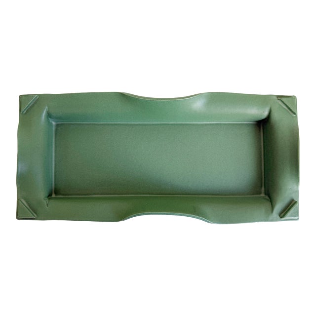 Arts & Crafts Style Studio Pottery Tray, Late 20th Century For Sale