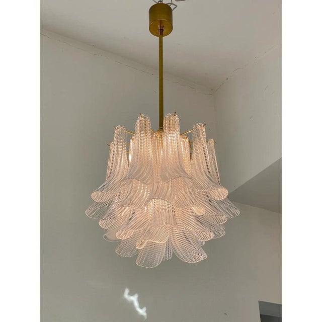 Sella Chandelier with Gold 24k Metal Frame by Simoeng For Sale - Image 4 of 9