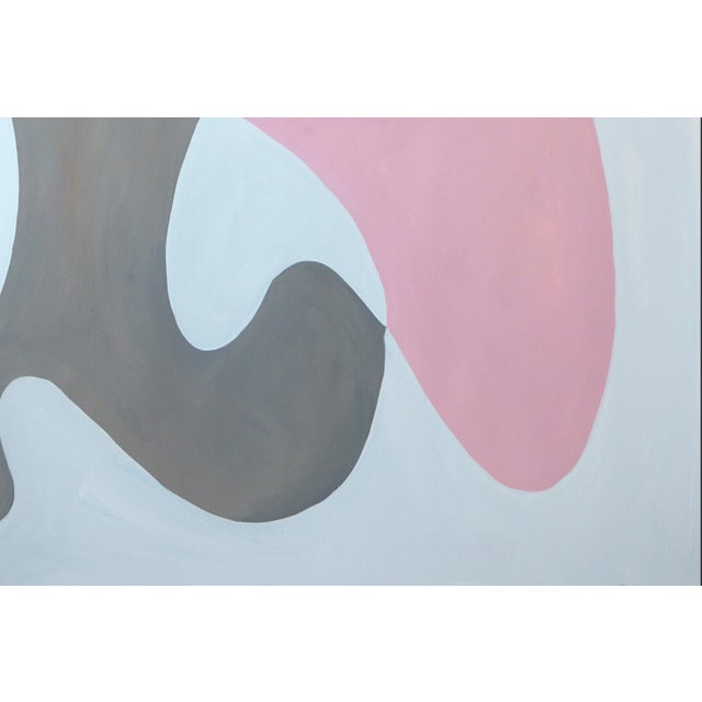 2026, Organic Modern, Mid Century Shapes Diptych, Pastel Dance, Acrylic Painting on Paper in Soft Palette by Ryan Rivadeneyra For Sale - Image 10 of 10