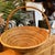 Mid 20th Century Monumental Organic Modern Rattan Market Basket, Gabriella Crespi Style For Sale - Image 9 of 9