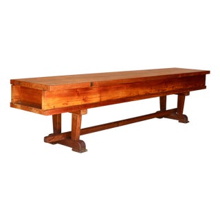 Large French Benches in Elm, 1940s, Set of 2 For Sale