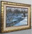 Large Framed Winter Landscape Monica Cascio Oil Painting “Dalton’s Creek” Texas For Sale - Image 14 of 18