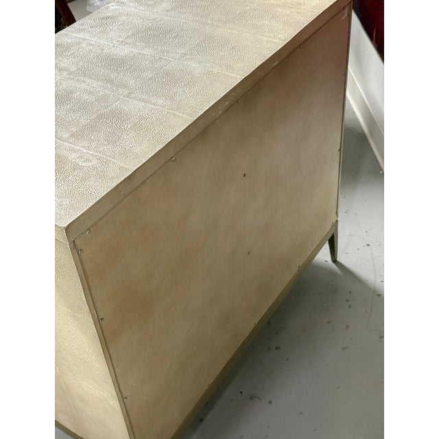 Mitchell Gold and Bob Williams Faux Shagreen Solange Chest For Sale - Image 9 of 18