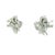 Art Deco Platinum and 3.00 Carat Diamond Spray Earrings, Pair For Sale - Image 9 of 13