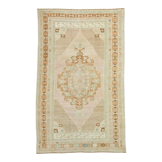 Turkish Vintage Rug 4'8" x 7'7" #20608 For Sale