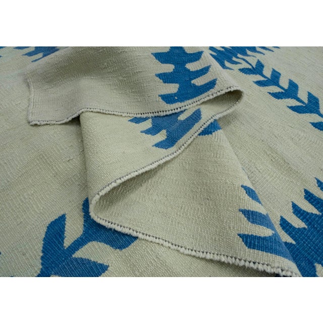 Textile Turkish Kilim Oriental Handmade Flatweave 8'10" x 12'3" #17001 For Sale - Image 7 of 8