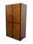HICKORY WHITE Briar Collection Burled Walnut Contemporary Modern / Art Deco 42″ Storage Armoire 75.25" High 42" Wide...