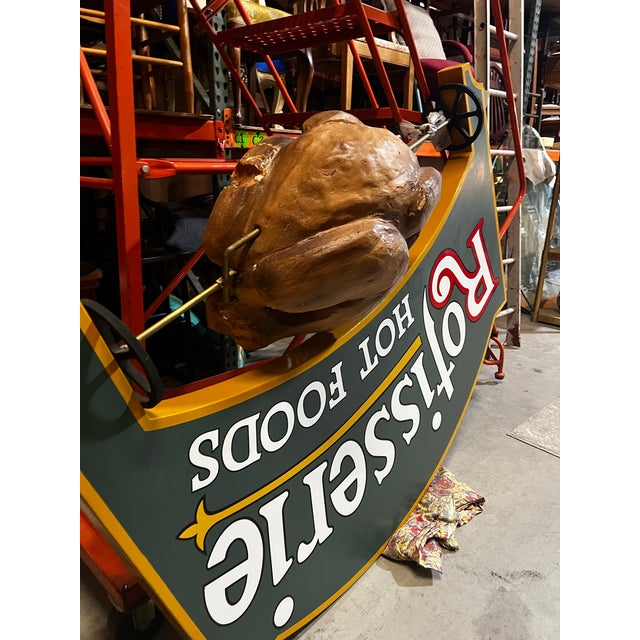 Oversized Rotisserie Chicken Hot Foods Kitchen Advertisement Sign ...