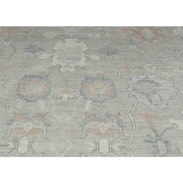 Oushak Rug 11'6" x 14'6" For Sale - Image 4 of 8