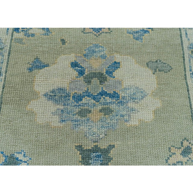 Early 21st Century Turkish Oushak Rug 3'1" x 6'2" #19080 For Sale - Image 5 of 8