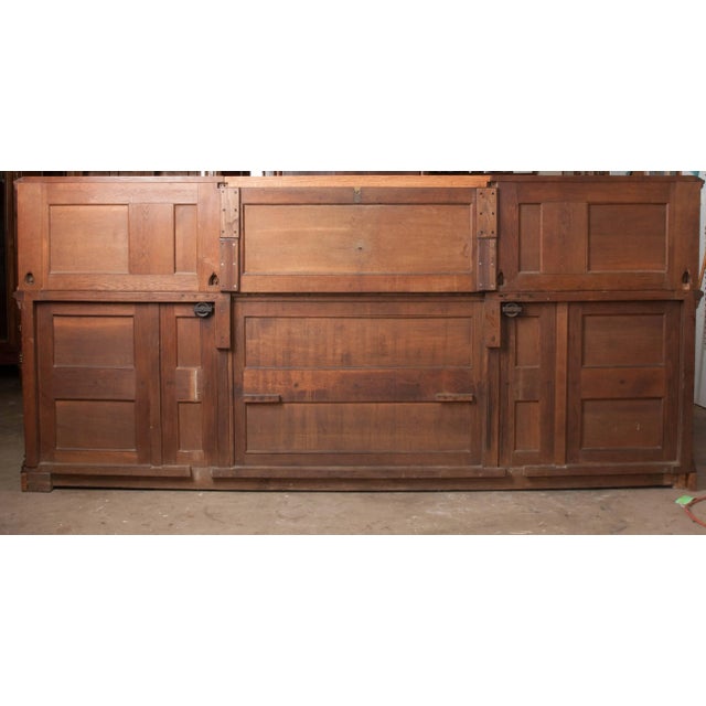 Wood Late 19th Century French Demilune Three Tier Buffet-Server For Sale - Image 7 of 13