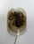 Exceptional Danish art glass wall lamp designed by Per Lütken for Holmegaard. Known as “Glassplattelampet”, the lamp...