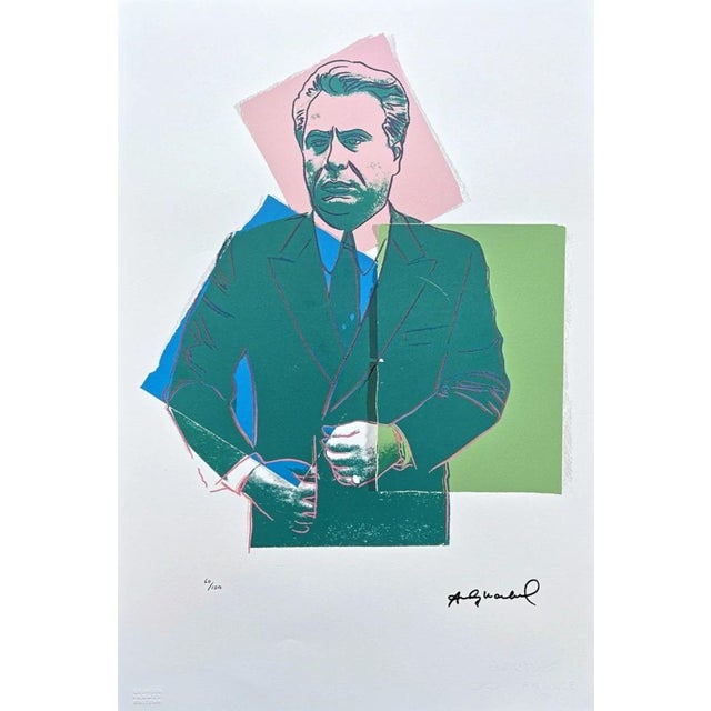 After Andy Warhol, John Gotti Dark Green , 1980s, Lithograph For Sale