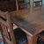 Mission Mission 70" Solid Oak Dining Table Set With 6 Slat Back Chairs For Sale - Image 3 of 11