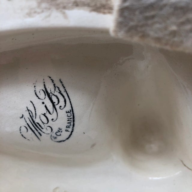 C.1890 Majolica Rooster Vase Choisy Le Roi by Carrier Belleuse For Sale - Image 11 of 12