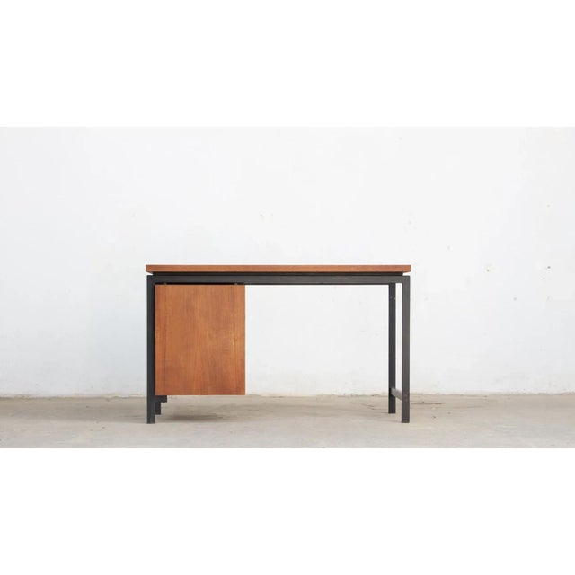 Brown EU01 Japanese Series Desk by Cees Braakman for Pastoe, 1950s For Sale - Image 8 of 11