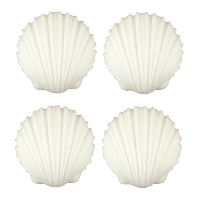 Stunning large minimalist opaline glass wall lights/sconces from Limburg, Germany's leading glasswork, renowned for its...