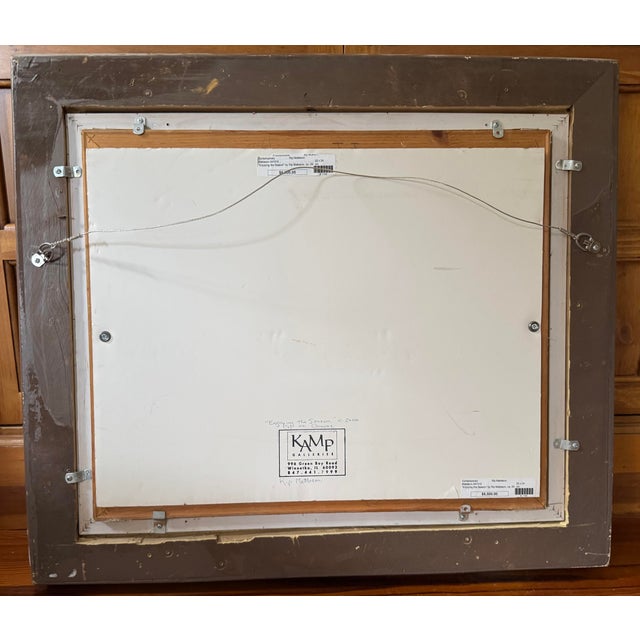 2000 - 2009 Oil Painting by Rip Matteson, "Enjoying the Season, C. 2005, Framed For Sale - Image 5 of 7