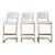 Postmodern Chromcraft Cantilever Counter Stools - Set of 3 For Sale