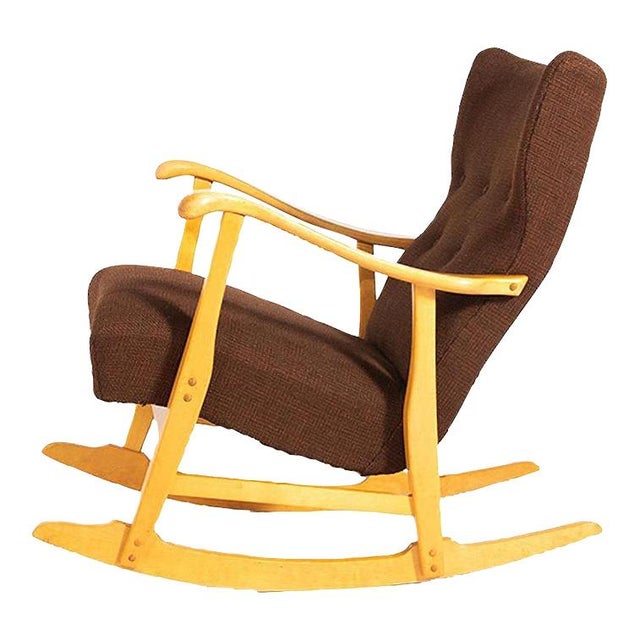 Rocking Chair by Elias Svedberg for Nordiska For Sale - Image 10 of 10