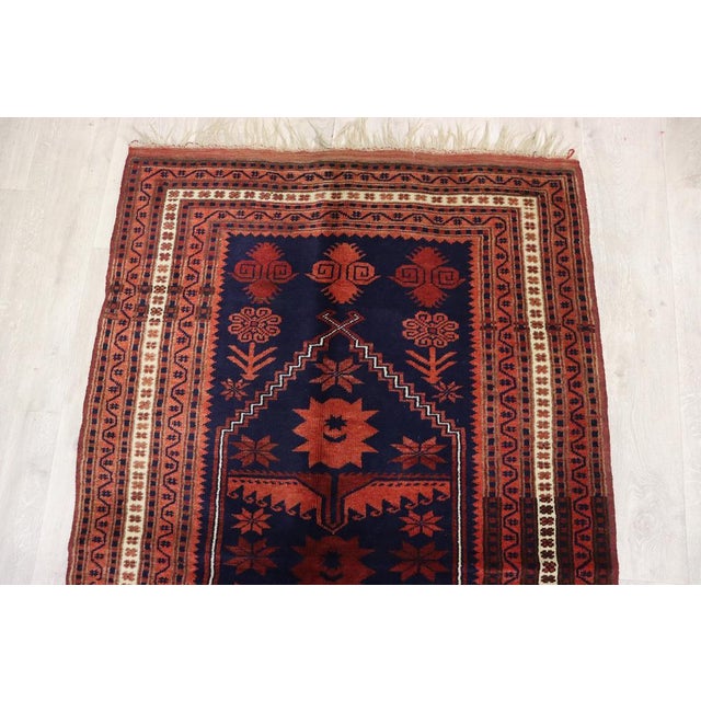 Vintage Turkish Hand Knotted Rug, 1950s For Sale - Image 12 of 18