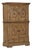 Antique Indian Carved Teakwood/Fruitwood Armoire For Sale