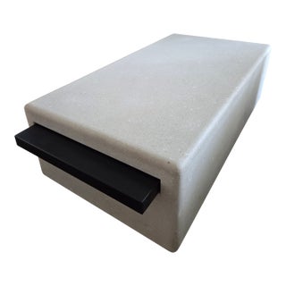 Sandstone Pietra DiVicenza Coffee Table With Retractable Trays For Sale