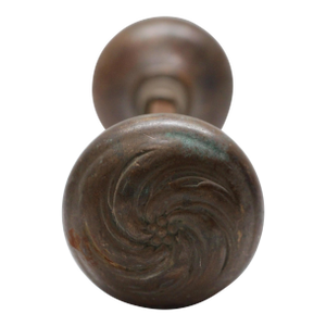 Dark Bronze Reading Romanesque Door Knobs