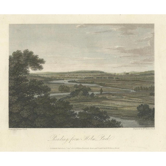 After Thomas Hearne, Reading from Holm Park Landscape, Engraving, 1803 For Sale - Image 10 of 10