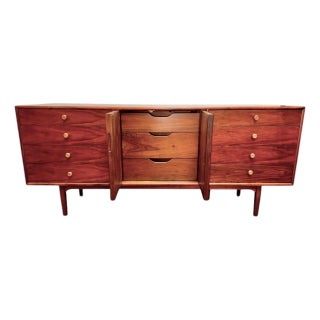 Walnut Dresser by Kipp Stewart for Drexel's Declaration Line, 1960's For Sale