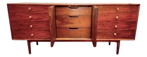 Walnut Dresser by Kipp Stewart for Drexel's Declaration Line, 1960's