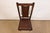 Early 20th Century Gustav Stickley Antique Mission Oak Arts & Crafts H-Back Dining Chairs With Leather Seats, Pair For Sale - Image 5 of 12